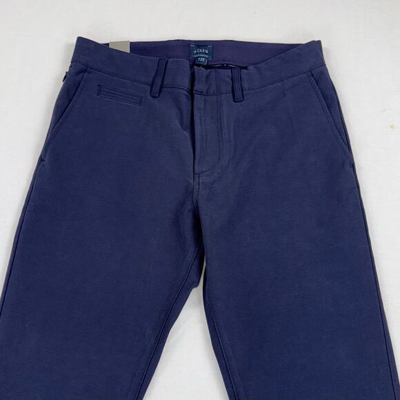 J Crew Men's 484 Slim Fit Midweight Tech Pant 29 x 32 Navy Blue Narrow Leg - Picture 5 of 16